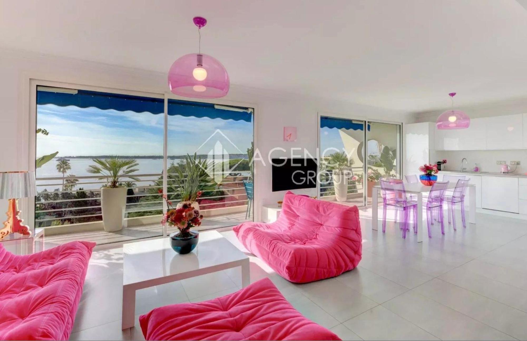 Royal Pink - Design - Vue De Reve - Parking Gratuit * Cannes