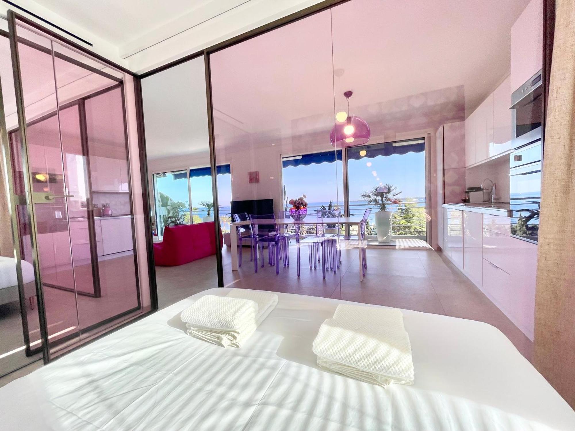 Royal Pink - Design - Vue De Reve - Parking Gratuit Apartment