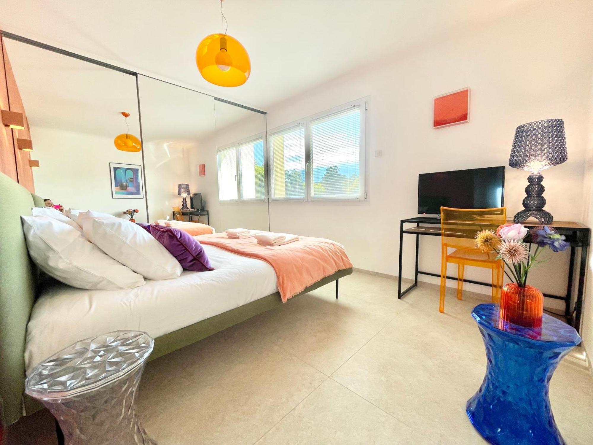 Royal Pink - Design - Vue De Reve - Parking Gratuit Apartment *