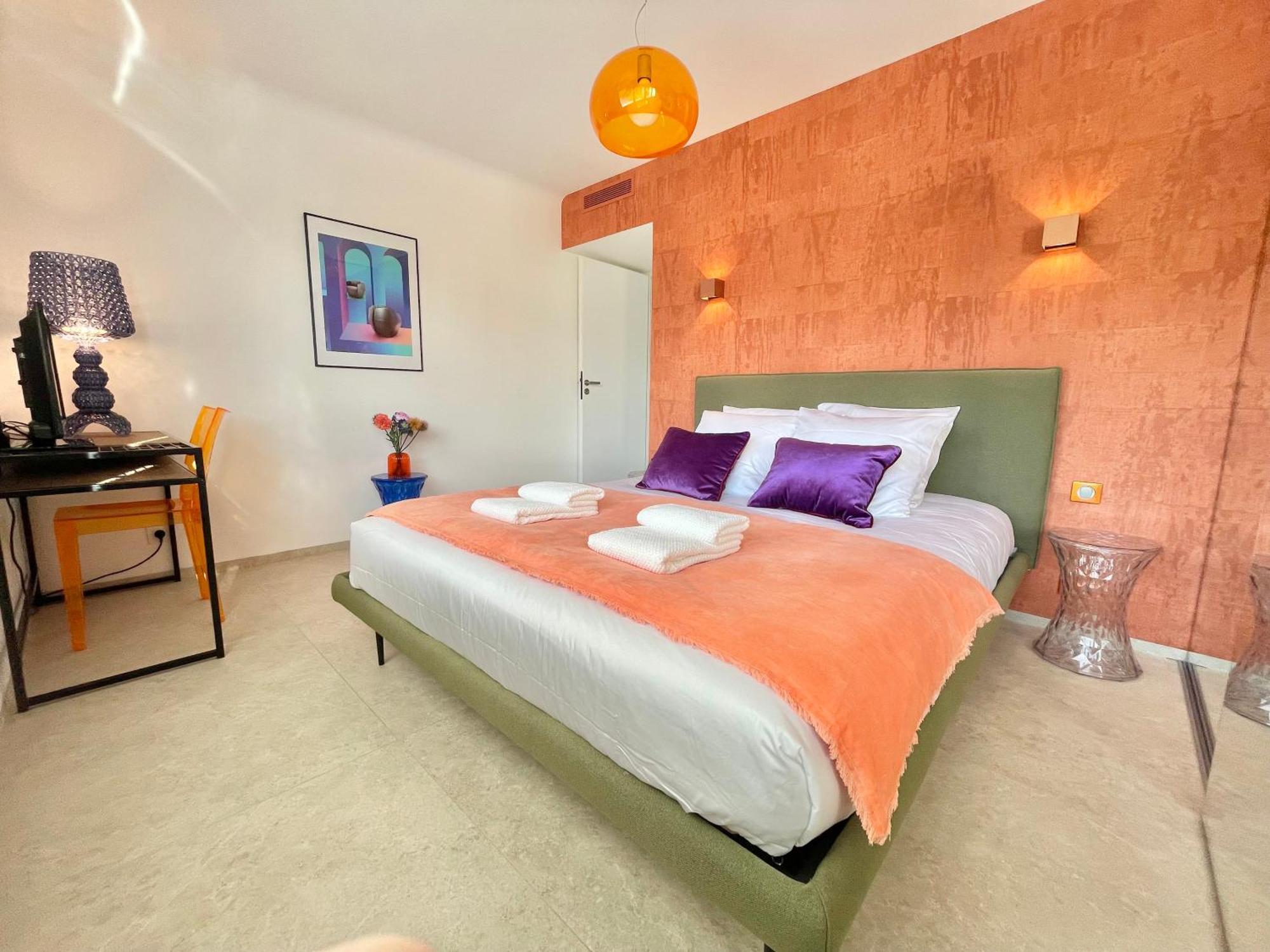 Royal Pink - Design - Vue De Reve - Parking Gratuit Apartment Cannes